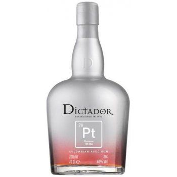 Dictador Platinum 40% 0,7 l (holá láhev)