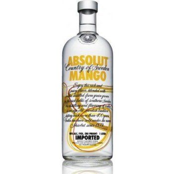 Vodka Absolut Mango 40% 1 l (holá láhev)