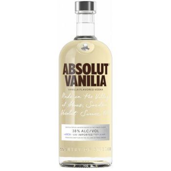 Absolut Vodka Vanilia 38% 1 l (holá láhev)