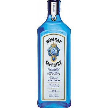 Bombay Sapphire London Dry Gin 40% 0,7 l (holá láhev)